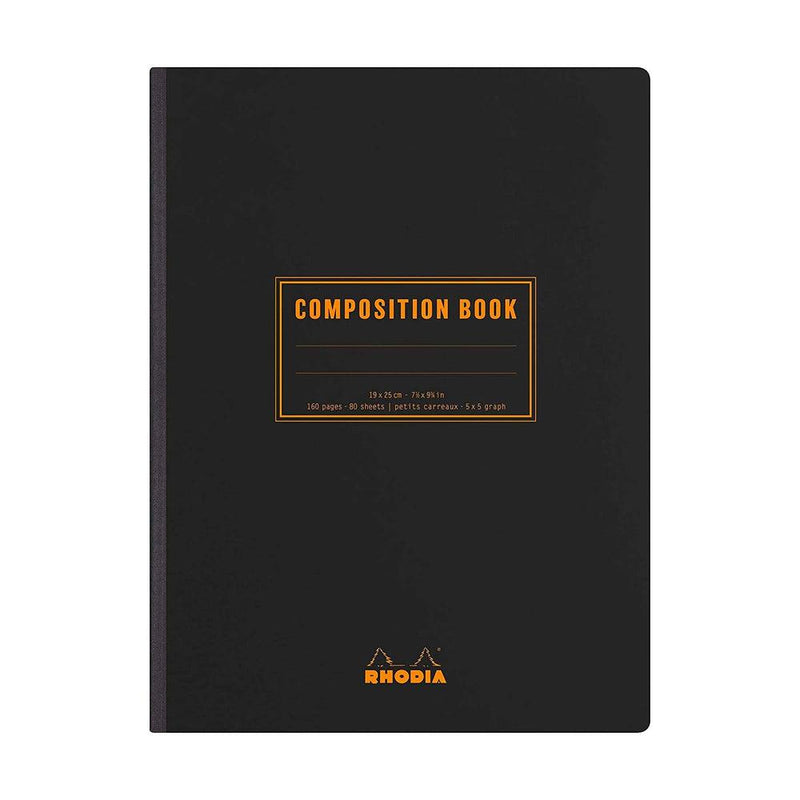 Rhodia Notebook (7 ½ x 9 ⅞") - Composition Book - Black