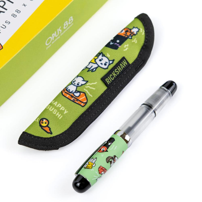 Rickshaw Bagworks × @twenty_sides Grumpy Kitty, Happy Sushi Pen Case
