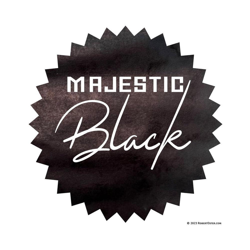 Robert Oster 7th Anniversary Ink Bottle (50ml) - Majestic Black