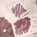 Robert Oster × @hi.juliahere Loveletter Ink Bottle (50ml) - Some Loveletters on Table | EndlessPens