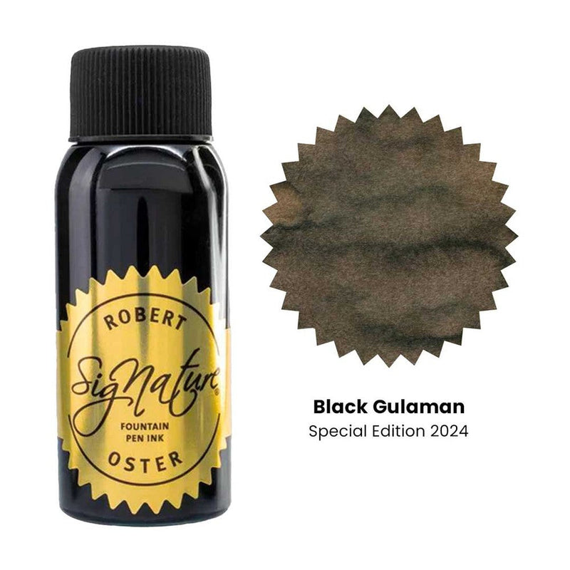 Robert Oster Black Gulaman Ink Bottle (50ml)