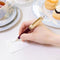 Sailor Tea Time #4 Afternoon Tea Scone Ballpoint Pen (0.5mm) - A Person Writing On Paper | EndlessPens