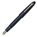 Sailor 1911 Casual L Gold Trim Fountain Pen in Muted Blue with Nib Exposed | EndlessPens