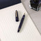 Sailor 1911 Casual L Gold Trim Fountain Pen in Muted Blue with Detached Cap Cover and Ink and Paper | EndlessPens