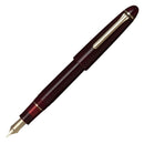 Sailor 1911 Casual L Gold Trim Fountain Pen in Muted Red with Nib Exposed | EndlessPens