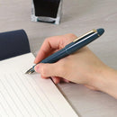 Sailor 1911 Casual L Gold Trim Fountain Pen in Muted Green with Ink Bottle and Paper | EndlessPens