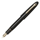 Sailor 1911 Casual L Gold Trim Fountain Pen in Muted Black with Nib Exposed | EndlessPens