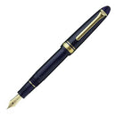 Sailor 1911 Light Gold Trim Fountain Pen - Shining Blue | EndlessPens