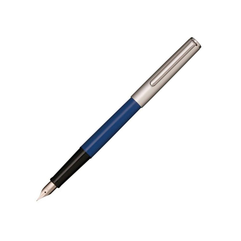 Sailor Hi-Ace Neo Fountain Pen (Blister Packaging) - Blue Pen Variant Leaning Right In White Background | EndlessPens