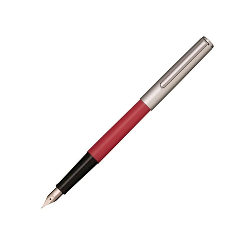 Sailor Hi-Ace Neo Fountain Pen (Blister Packaging) - Red Pen Variant Leaning Right In White Background | EndlessPens