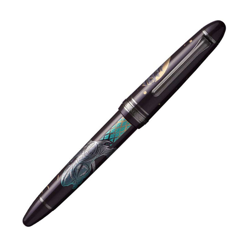 Sailor Ninja Yuubi Maki-e Fountain Pen - Oshiro - With Cap Cover