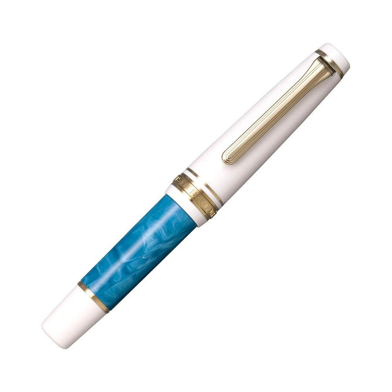 Sailor Pro Gear Slim Mini Rencontre Fountain Pen - Bleu Ciel/Medium Fine (with cap)