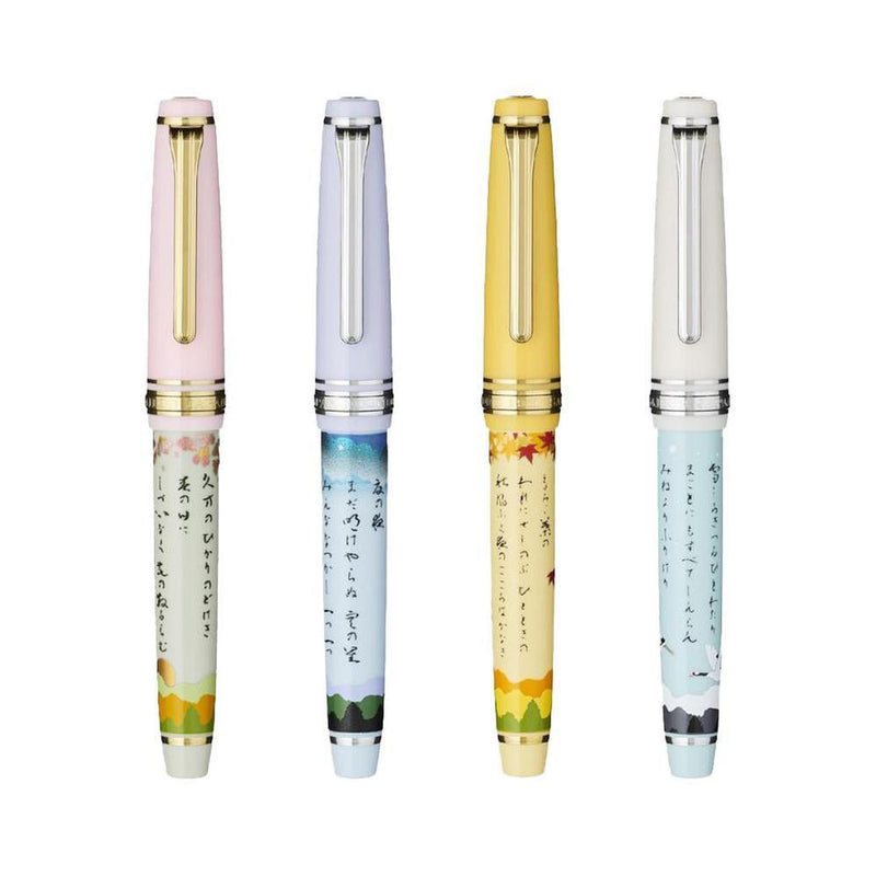 Sailor Fountain Pen - Pro Gear Slim Seasonal Waka Poetry - Limited Edition (2025)