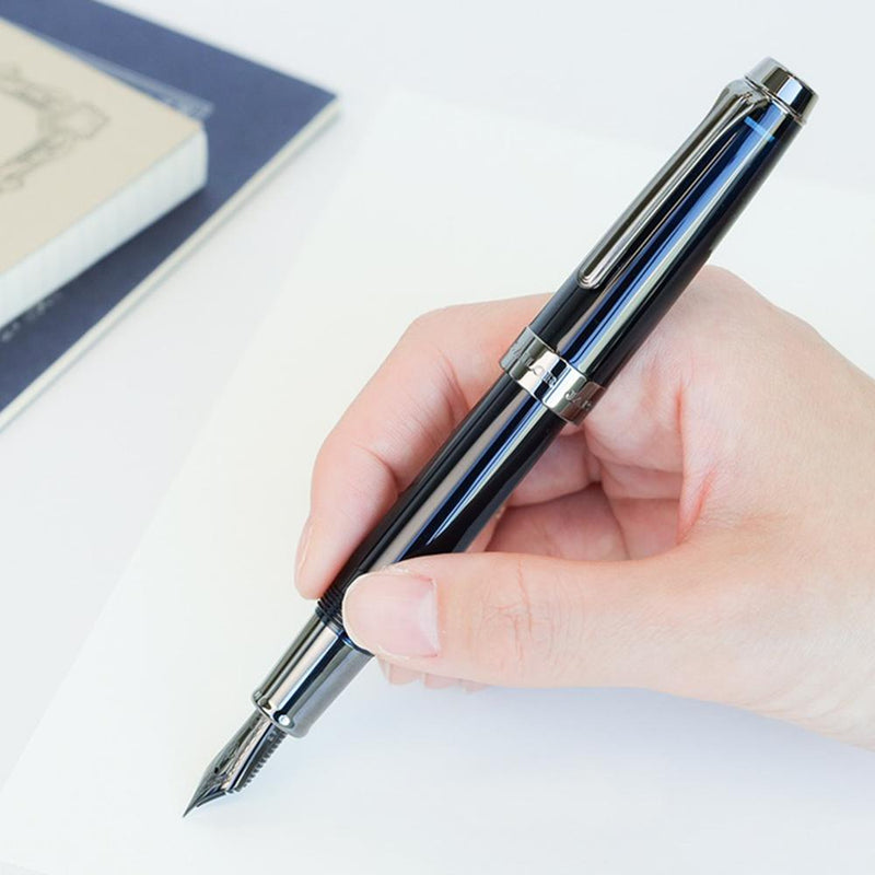 sailor professional gear Sailor Professional Gear Anchor Black Trim Fountain Pen Broad