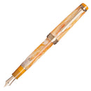 Sailor Veilio 3rd Edition Fountain Pen - Pearl Orange With Nib Exposed On White Background | EndlessPens