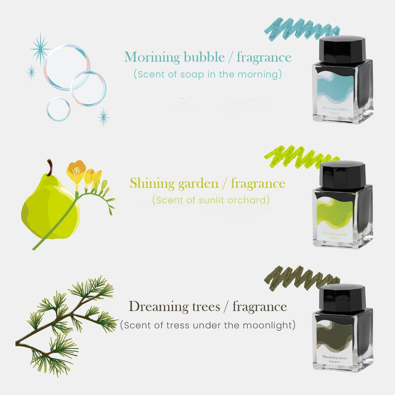 Sailor Dipton Fragrance Ink Bottle (20ml) - Three Ink Variants | EndlessPens