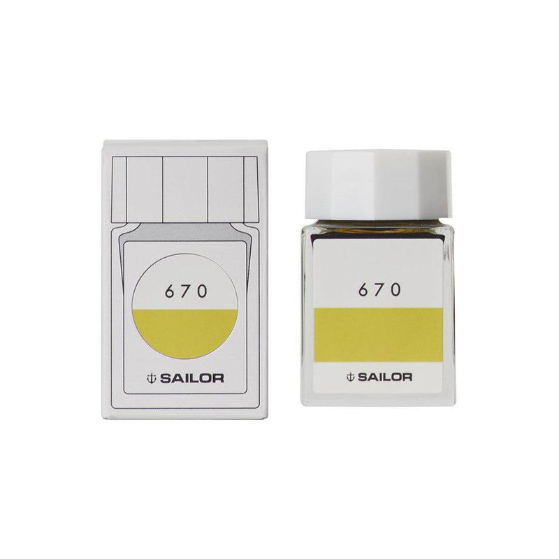 Sailor Ink Studio Yellow Ink Bottle (20ml) - 670 | EndlessPens