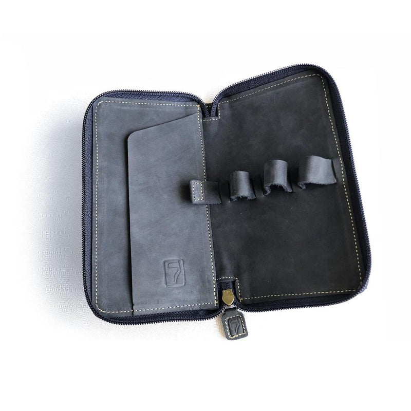 Shibui Pen Case (3 Slots) - Leather - XL