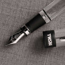 TWSBI Diamond 580ALR Black Fountain Pen - Nib Exposed