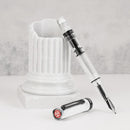 TWSBI ECO Carrara with Onyx Fountain Pen - Pen and Cap Cover | EndlessPens