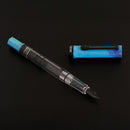 TWSBI ECO Cosmos Blue with Onyx Fountain Pen - Pen and Cap Cover | EndlessPens