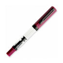 TWSBI ECO Plum with Onyx Fountain Pen - Pen with Cap Cover on White Background | EndlessPens