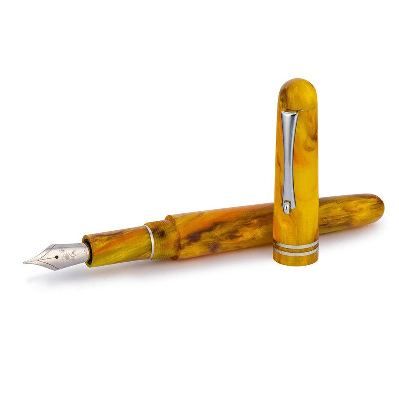 Tailored Pen Company Cigar Happy Sunflower Fountain Pen - Without Cap Cover