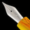 Tailored Pen Company Cigar Happy Sunflower Fountain Pen - Nib Close Up View