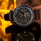 The Electricianz Hybrid E-Circuit Bronze Watch - 43mm (Horizontal View)