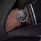 The Electricianz The Hybrid E-Code Watch - 43mm (a person wearing the wristwatch)
