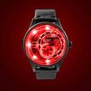 The Electricianz Hybrid E-Gun Watch - 43mm (Glowing Red)