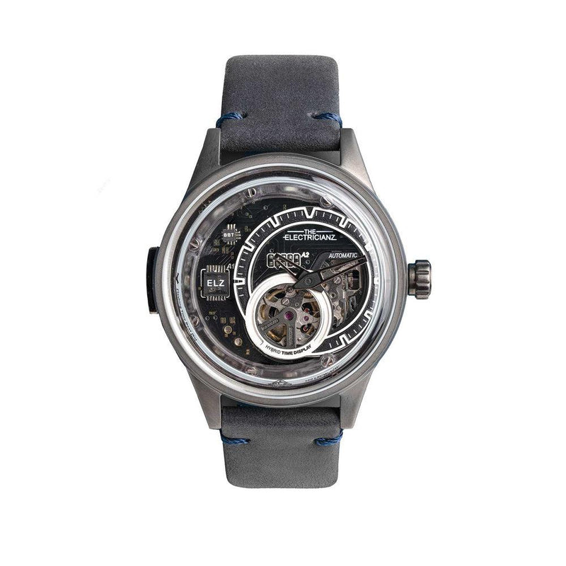 The Electricianz Hybrid E-Gun Watch - 43mm  (Display View)