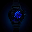 The Electricianz Blue Z Watch - 45mm (Design Display View)