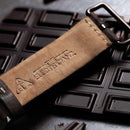 The Electricianz Brown Z Watch - 45mm (Leather Strap On Chocolate Bar)