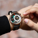 The Electricianz CaZino Watch - 45mm (a person wearing the wristwatch)
