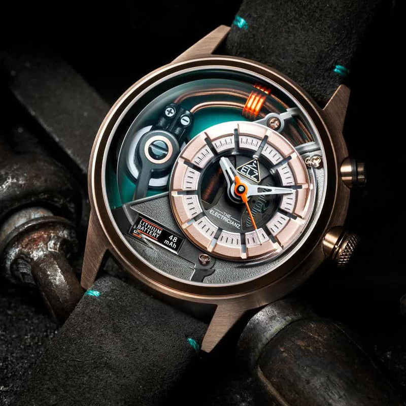 The Electricianz CaZino Watch - 45mm (rear view)