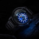 The Electricianz CableZ Nato Watch (on top of a rock)