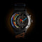 The Electricianz CarbonZ Nato Watch (front view)