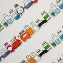 The Well-Appointed Desk Washi Tape - Inky Dreams Ink Bottle