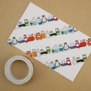 The Well-Appointed Desk Washi Tape - Inky Dreams Ink Bottle