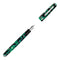 Tibaldi N°60 Emerald Green Fountain Pen - Cap and Nib