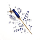 Tom's Studio Bloom Calligraphy Fountain Pen Nib Holder in Bluebell | EndlessPens