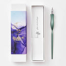 Tom's Studio Flourish Calligraphy Pen in Sage With Box | EndlessPens