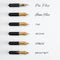 Tom's Studio Pocket Fountain Pen 2.0 - Six Different Fountain Pen Nib Units | EndlessPens