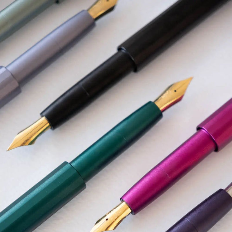 Tom's Studio Pocket Fountain Pen 2.0 - Six Fountain Pens With Nibs Exposed | EndlessPens