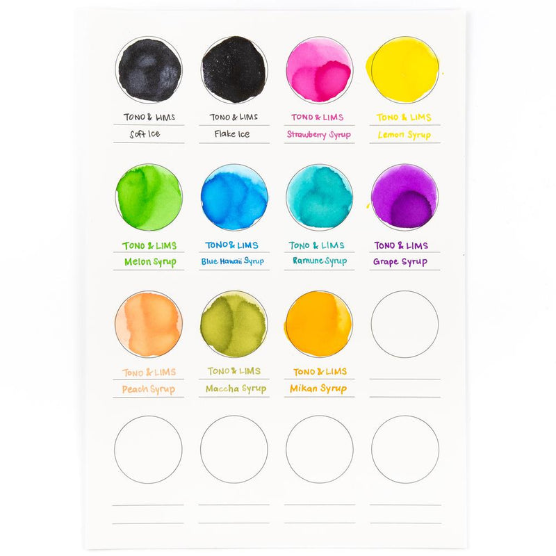 Tono & Lims Ink Bottle (30ml) - Shaved Ice