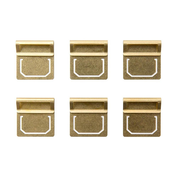 Traveler's Brass Clips Set - Index Traveler's Brass Clips Set - Index