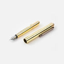 Traveler's Fountain Pen - Solid Brass