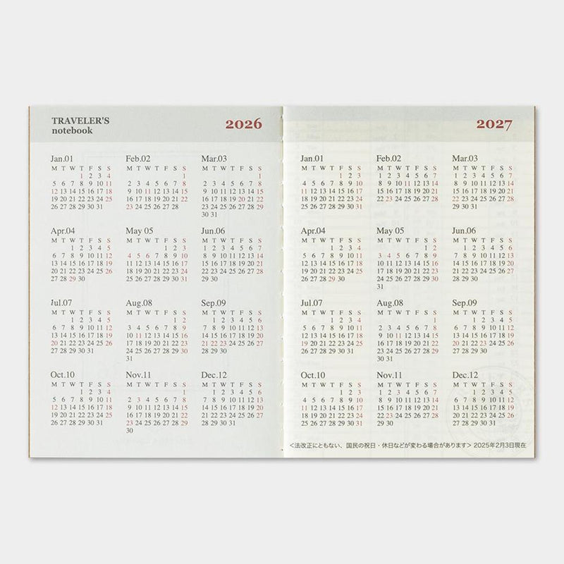 Traveler's Notebook - 2026 Diary - Limited Edition (2026)