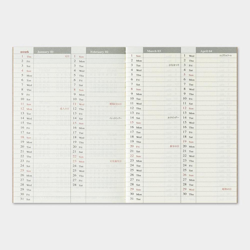 Traveler's Notebook - 2026 Diary - Limited Edition (2026)